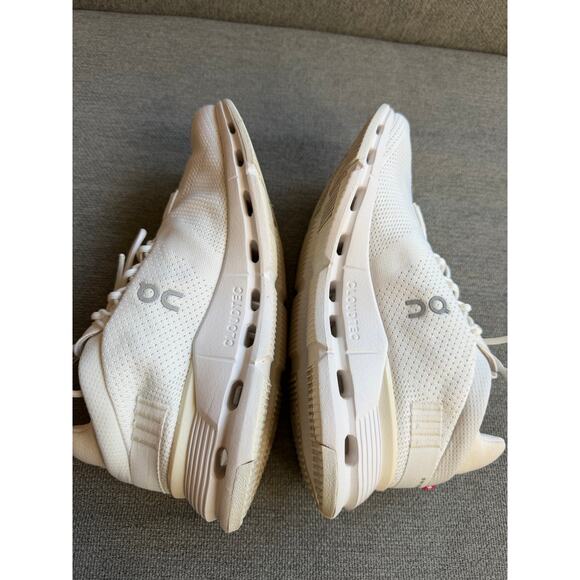 On Running Cloudnova 2 All White Lightweight Running Shoes Womens 7 - Picture 8 of 12